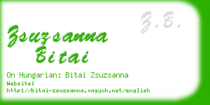 zsuzsanna bitai business card